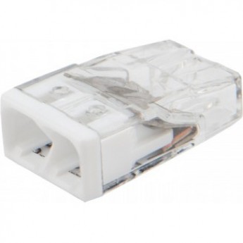 Экспресс-клемма REXANT СМК 2273-202, 2-проводная 0.5-2.5 мм², прозрачная, блистер (20 шт./уп.) Экспресс-клемма REXANT СМК 2273-202, 2-проводная 0.5-2.5 мм², прозрачная, блистер (20 шт./уп.)