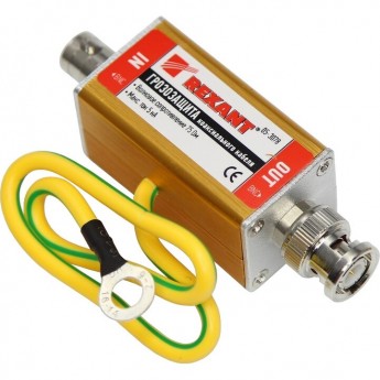 Грозозащита высокочастотного кабеля REXANT (гнездо BNC - штекер BNC), 1 шт Грозозащита высокочастотного кабеля REXANT (гнездо BNC - штекер BNC), 1 шт