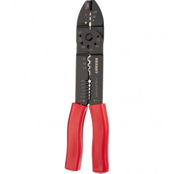 Кримпер REXANT HT-204 для обжима наконечников и зачистки проводов