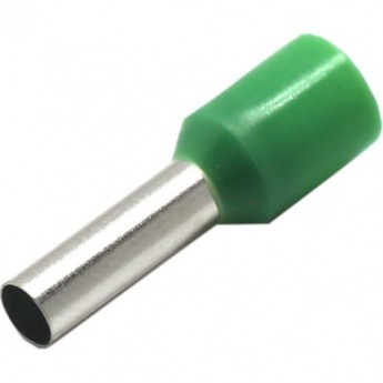 Наконечник штыревой REXANT F-12 мм 6 мм² втулочный изолированный зеленый Наконечник штыревой REXANT F-12 мм 6 мм² втулочный изолированный зеленый