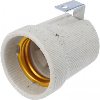 Патрон керамический E27 REXANT с держателем Патрон керамический E27 REXANT с держателем