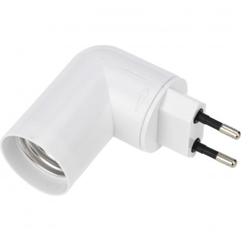 Переходник-светильник REXANT для крепления в штепсельной сетевой розетке переходник цокольный AC 220В-Е27 с выключателем Переходник-светильник REXANT для крепления в штепсельной сетевой розетке переходник цокольный AC 220В-Е27 с выключателем