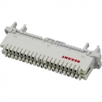 Плинт на 10 пар REXANT размыкаемый, маркировка 0-9, универсальный (монтаж на рейку+ хомут) Плинт на 10 пар REXANT размыкаемый, маркировка 0-9, универсальный (монтаж на рейку+ хомут)