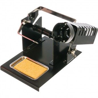 Подставка под паяльник REXANT, металл, держатель припоя, ниша, губка Подставка под паяльник REXANT, металл, держатель припоя, ниша, губка