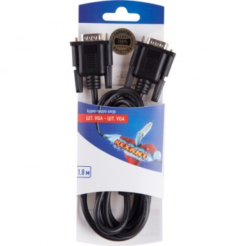 Шнур REXANT штекер VGA - штекер VGA 1.8m с ферритами Шнур REXANT штекер VGA - штекер VGA 1.8m с ферритами