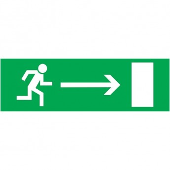 Табличка ПВХ эвакуационный знак REXANT НАПРАВЛЕНИЕ К ЭВАКУАЦИОННОМУ ВЫХОДУ НАПРАВО 150х300 мм Табличка ПВХ эвакуационный знак REXANT НАПРАВЛЕНИЕ К ЭВАКУАЦИОННОМУ ВЫХОДУ НАПРАВО 150х300 мм