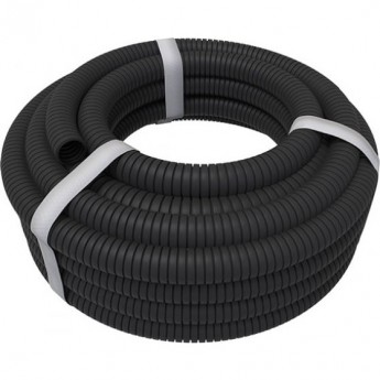 Труба гофрированная REXANT 20 мм с зондом черная, 25 м Труба гофрированная REXANT 20 мм с зондом черная, 25 м