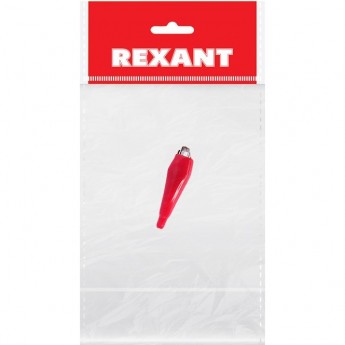 Зажим крокодил REXANT 5 А 56 мм в изоляторе Зажим крокодил REXANT 5 А 56 мм в изоляторе