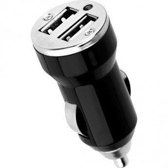Зарядное устройство в прикуриватель REXANT 2 x USB 1000+2100mA черное